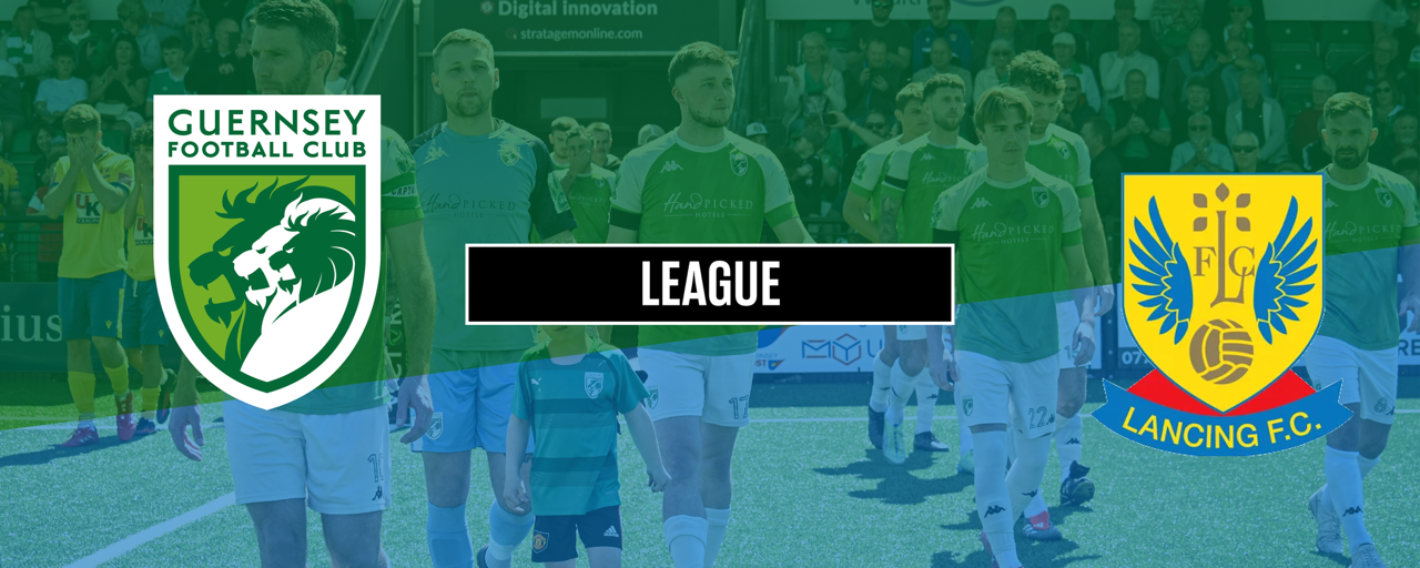 Poster for Guernsey FC vs Lancing